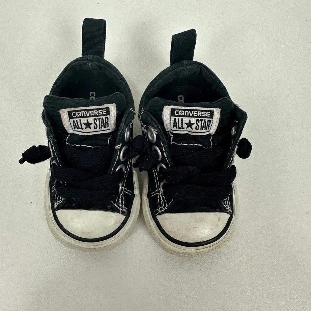 Converse Chuck Taylor All Star‎ Street Ox Toddler Shoes Size 3 Black 726090F
